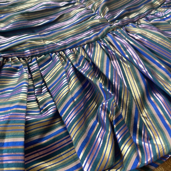 Bubble skirt ZARA Y2K Bubble Mini skirt gathered shine skirt - Picture 7 of 13